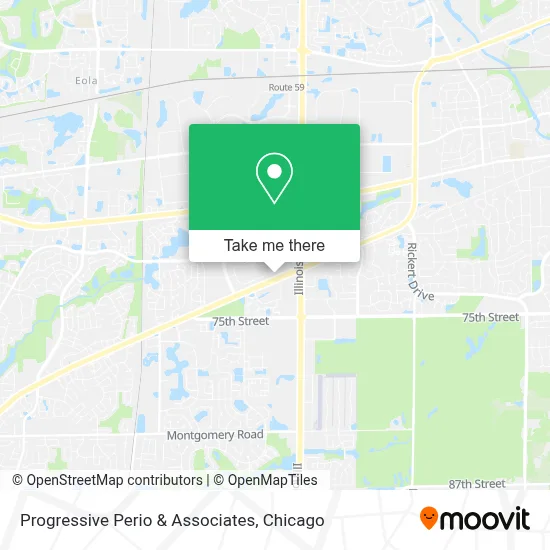 Progressive Perio & Associates map
