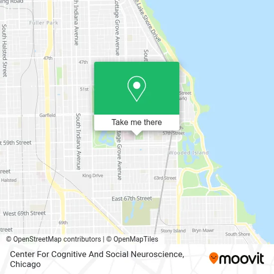 Center For Cognitive And Social Neuroscience map