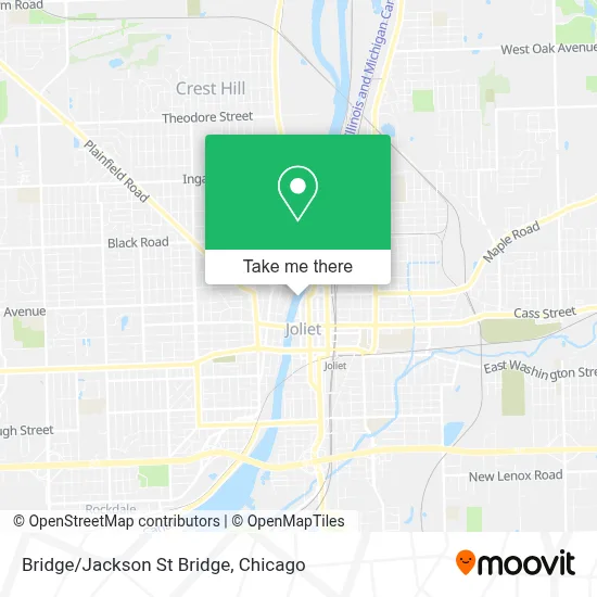 Bridge/Jackson St Bridge map