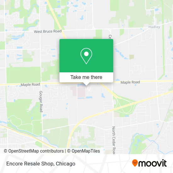 Encore Resale Shop map