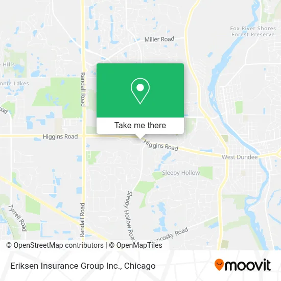 Eriksen Insurance Group Inc. map