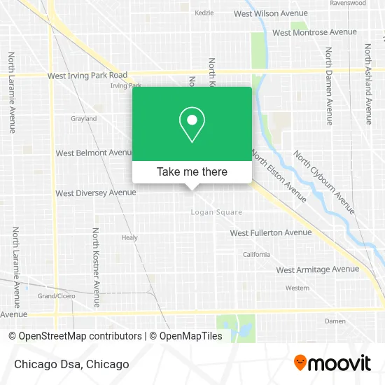 Chicago Dsa map