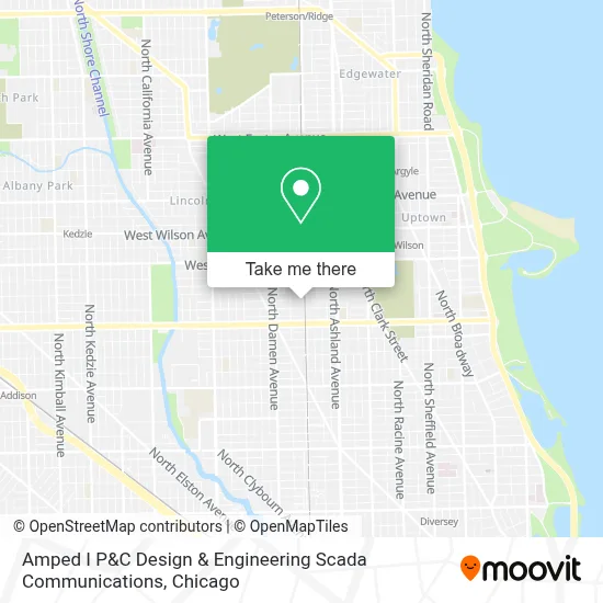 Amped I P&C Design & Engineering Scada Communications map