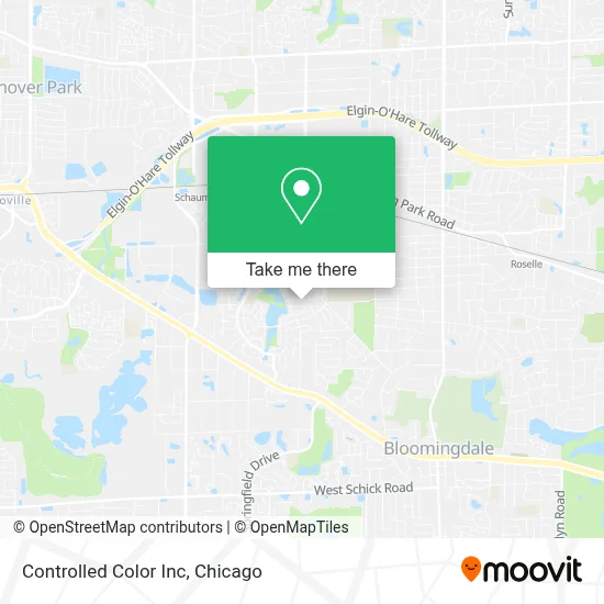 Controlled Color Inc map