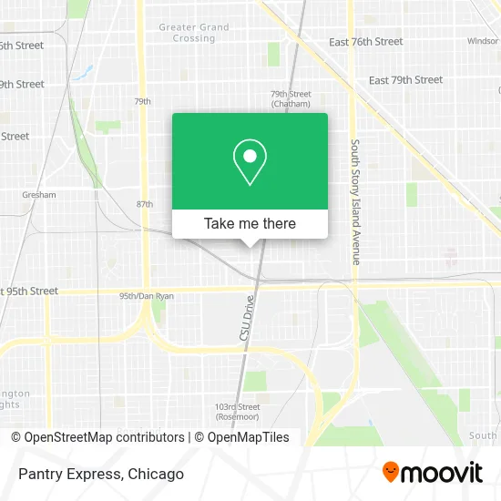 Pantry Express map