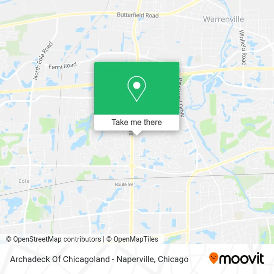 Archadeck Of Chicagoland - Naperville map
