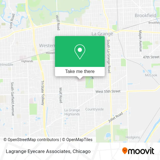 Lagrange Eyecare Associates map