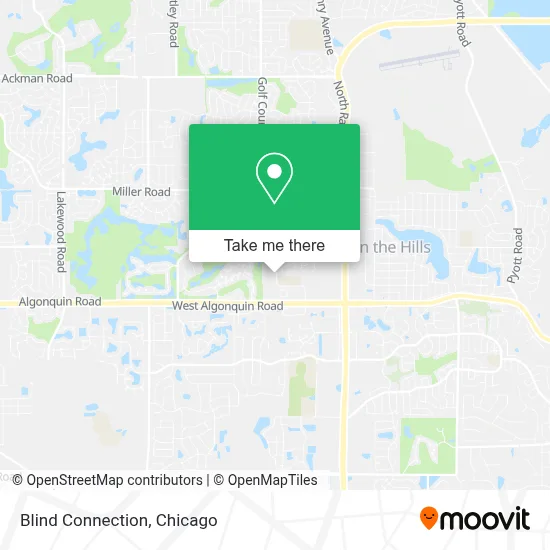 Blind Connection map