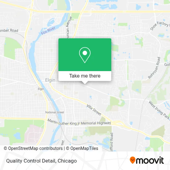 Quality Control Detail map
