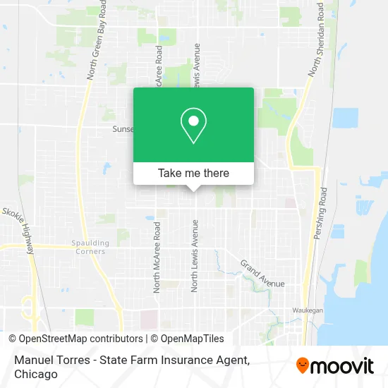 Manuel Torres - State Farm Insurance Agent map