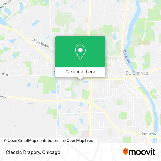 Classic Drapery map