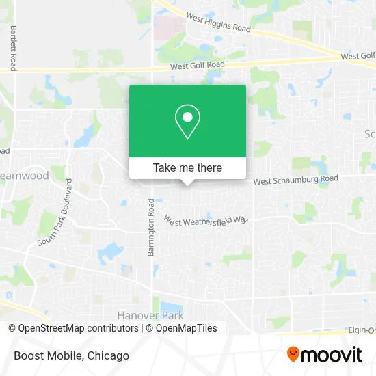 Boost Mobile map