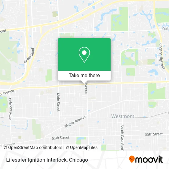 Lifesafer Ignition Interlock map