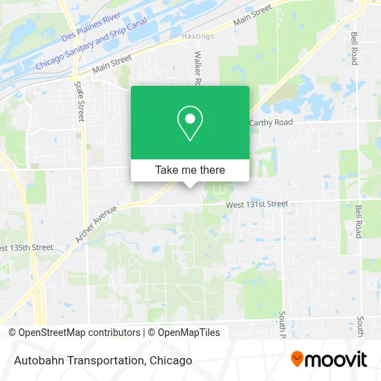 Autobahn Transportation map