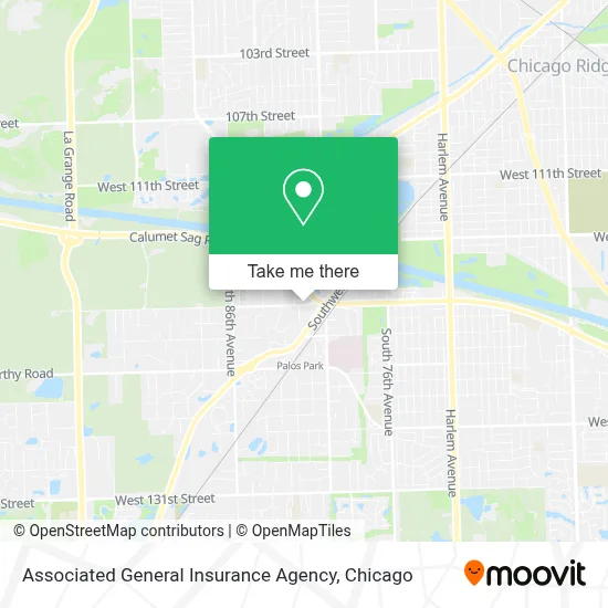 Associated General Insurance Agency map