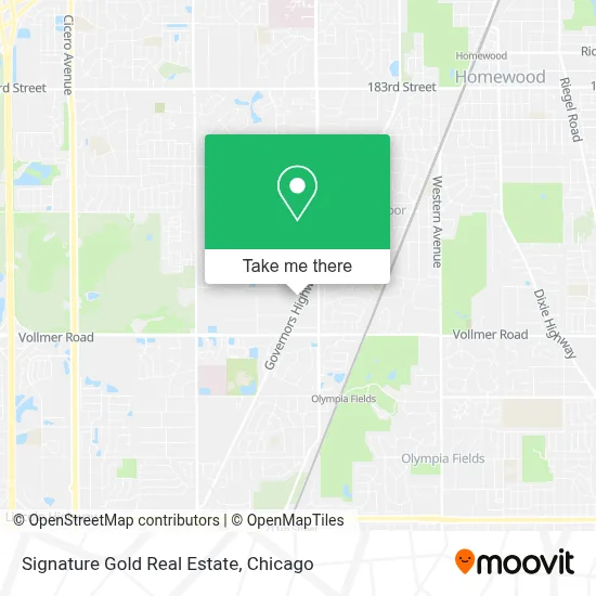 Signature Gold Real Estate map