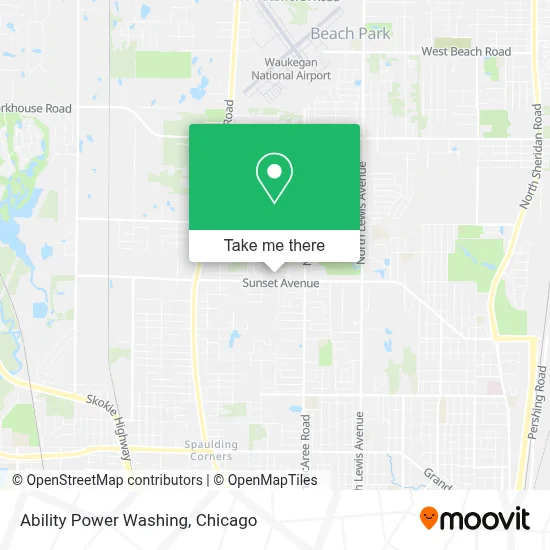 Ability Power Washing map