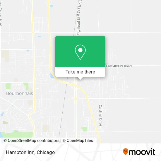 Hampton Inn map