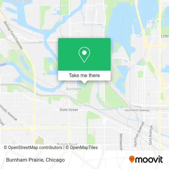 Burnham Prairie map