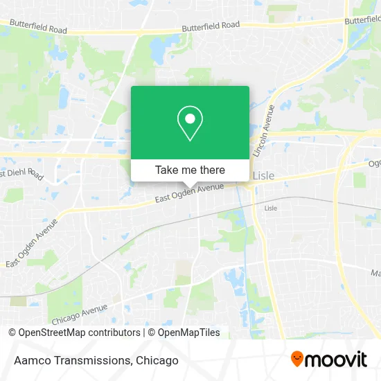 Aamco Transmissions map