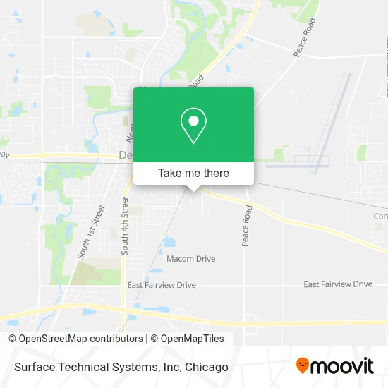Surface Technical Systems, Inc map