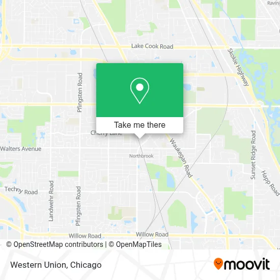 Western Union map