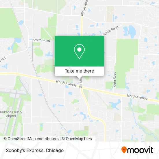 Scooby's Express map