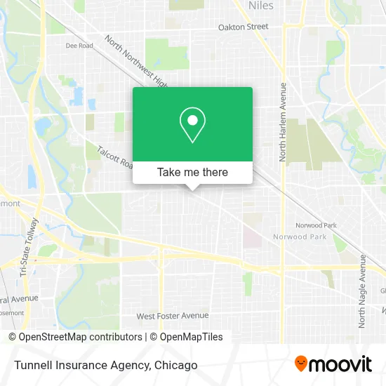 Tunnell Insurance Agency map