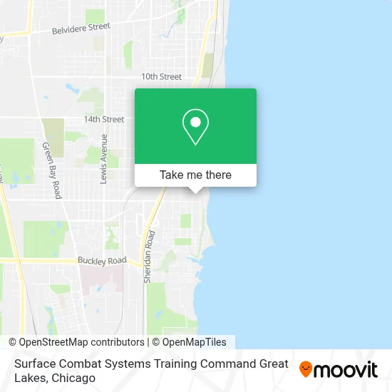 Surface Combat Systems Training Command Great Lakes map