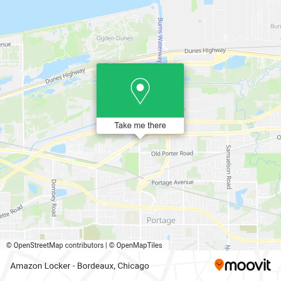 Amazon Locker - Bordeaux map