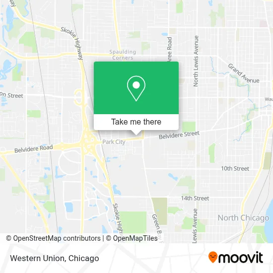 Western Union map