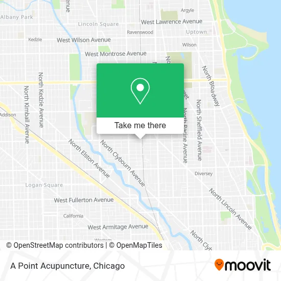A Point Acupuncture map