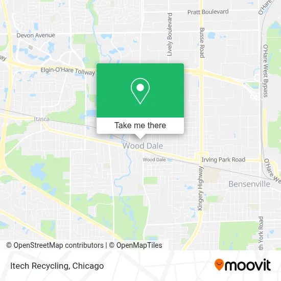 Itech Recycling map