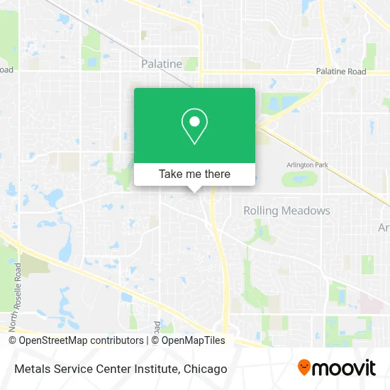 Metals Service Center Institute map