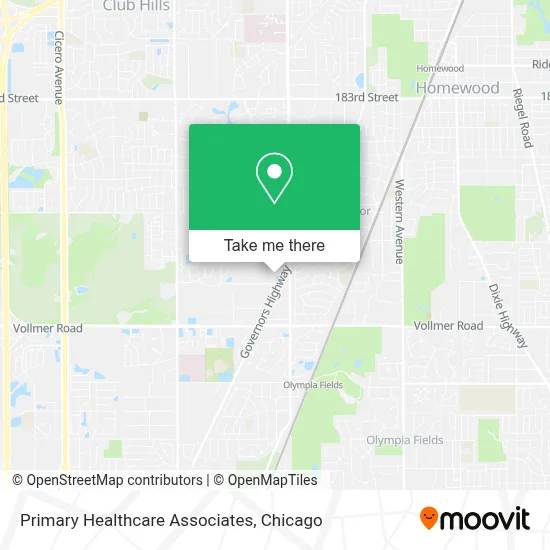 Primary Healthcare Associates map