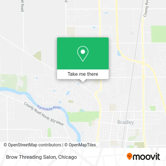 Brow Threading Salon map