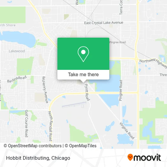 Hobbit Distributing map
