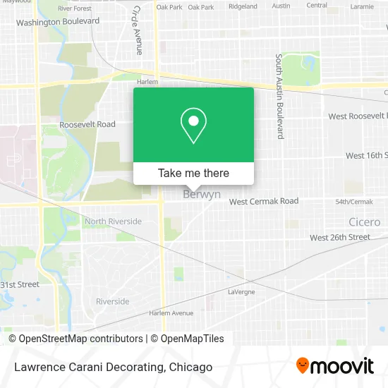 Lawrence Carani Decorating map