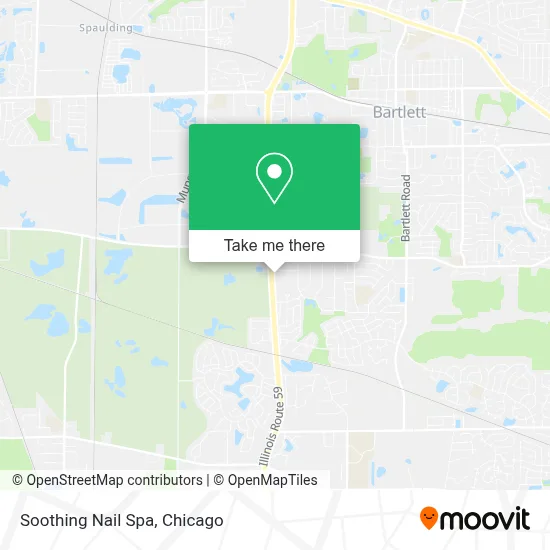 Soothing Nail Spa map