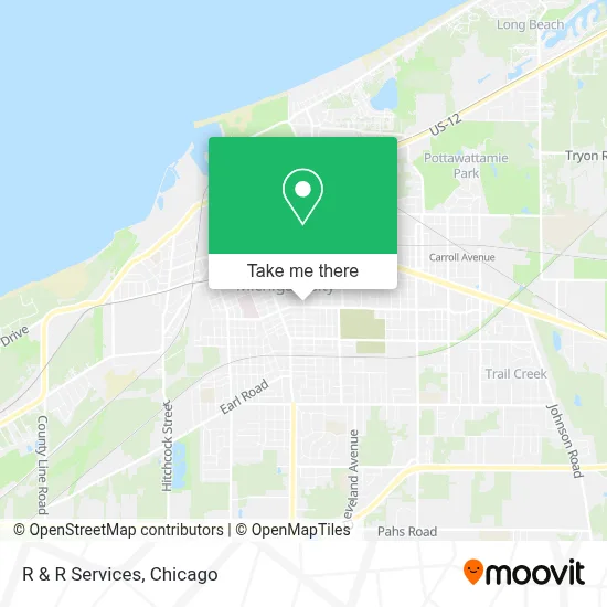 R & R Services map
