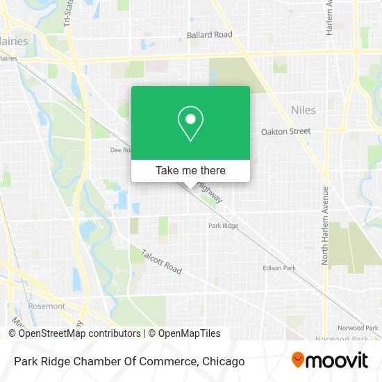Park Ridge Chamber Of Commerce map