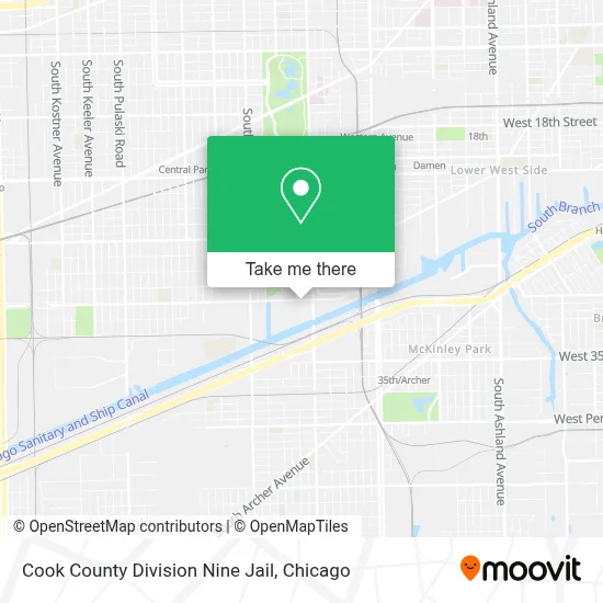 Cook County Division Nine Jail map