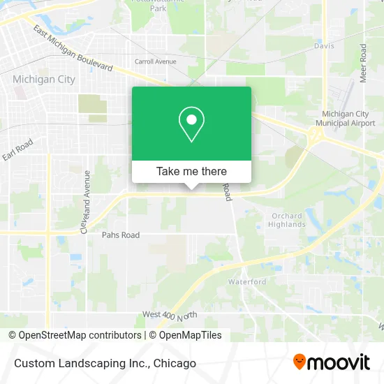 Custom Landscaping Inc. map
