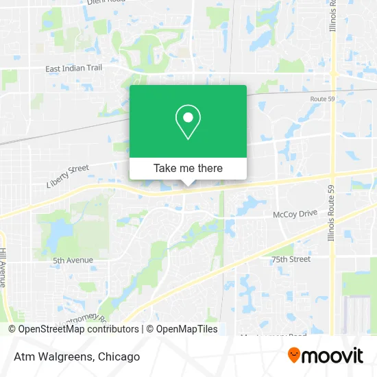 Atm Walgreens map