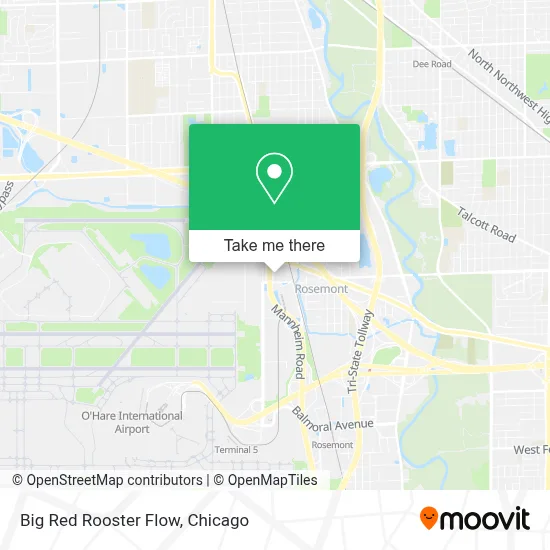 Big Red Rooster Flow map