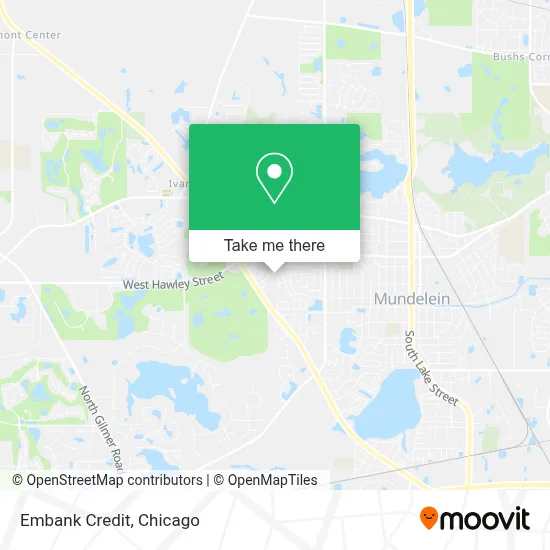 Embank Credit map