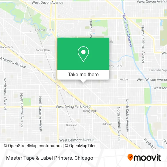 Master Tape & Label Printers map