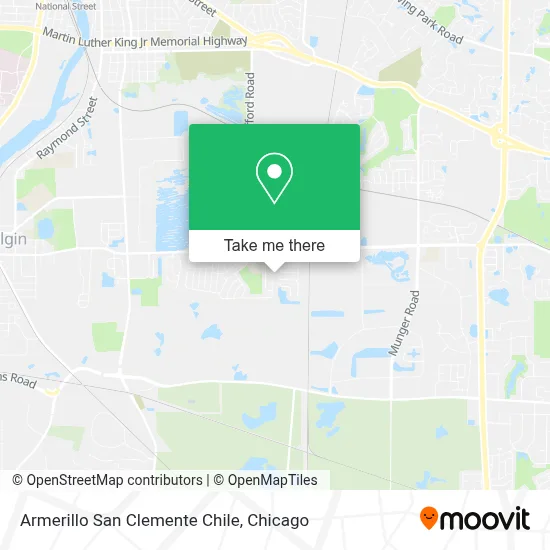 Armerillo San Clemente Chile map