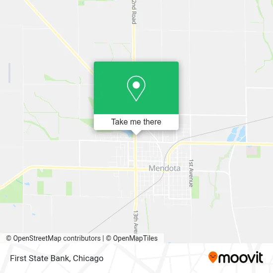 First State Bank map