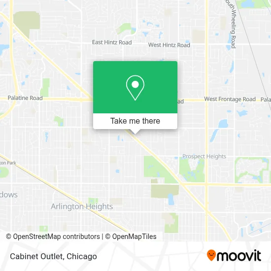 Cabinet Outlet map